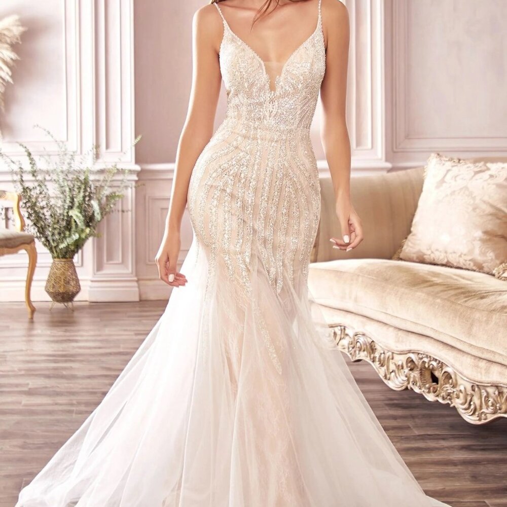 Sparkly Mermaid Wedding Dress